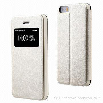 PU Leather Case for iPhone 5S, with Stand Function, Various Colors Available